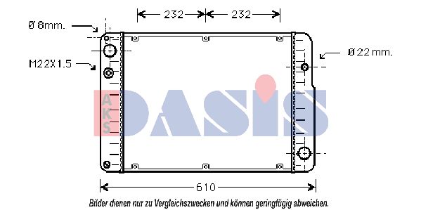 AKS DASIS Radiaator,mootorijahutus 170120N